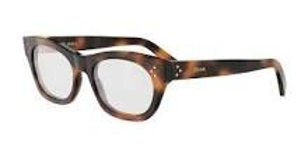 Celine Bold 3 Dots Havana brown tortoise shell eyeglasses Glasses Frame Luxury